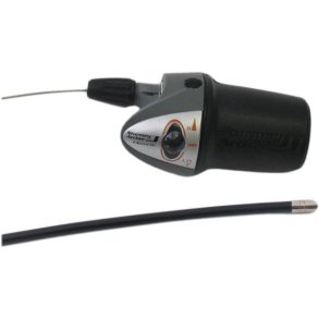 Drejeskifter 8 gear Sturmey Archer HSJ-955 Twistgrip - Sort/S�lv