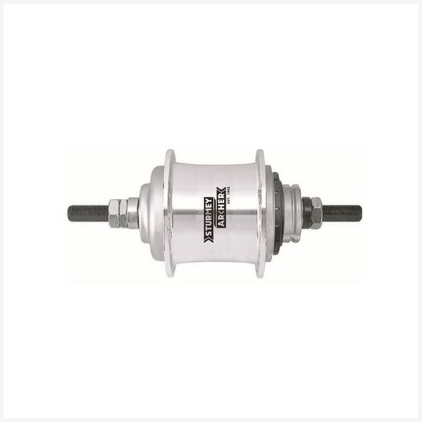 Bagnav 3 gear Sturmey Archer S-RF3 fril�b - 36 huller - s�lv
