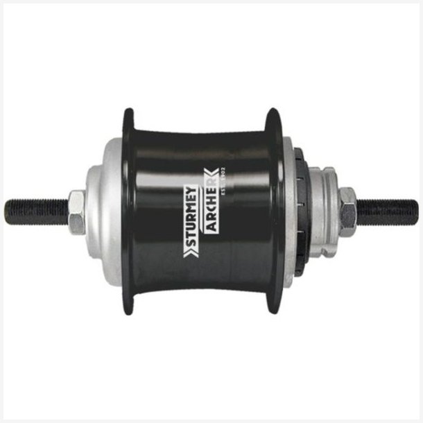 Gearnav 3 gear Sturmey Archer S-RF3 fril�b - 36 huller - sort