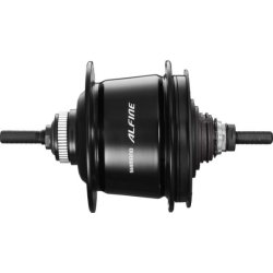 Bagnav 8 gear Shimano Alfine SG-S7001 til skivebremse - 36 huller - sort