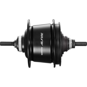 Bagnav 8 gear Shimano Alfine SG-S7001 til skivebremse - 36 huller - sort
