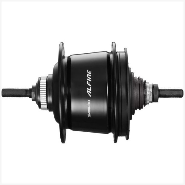 Bagnav 8 gear Shimano Alfine SG-S7001 til skivebremse - 36 huller - sort