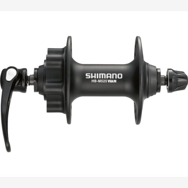 Front hub Shimano FH-M525 - 36 holes - 6 bolt disc Bremse mounting - black