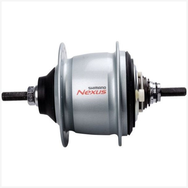 Bagnav Shimano Nexus 8 SG-C6001 til rullebremse/f�lgbremse - 36 huller - s�lv