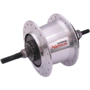 Gearnav 7 gear Shimano Nexus 7 SG-C3001 til rullebremser / f�lgbremser - 36 huller - s�lv