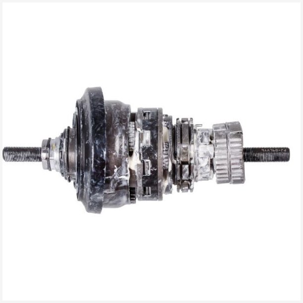 Navindsats Shimano Nexus 7 bremsenav SG-C3001-7C (175,5 mm aksel) - s�lv
