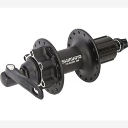 Bagnav 8/9/10 speed Shimano FH-M525 - 32 huller - 6-bolts skivebremsebeslag - sort