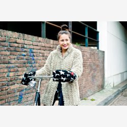 Styrluffer til cykel Wobs Stars Black &amp; White