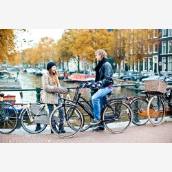 Styrluffer til cykel Wobs Stars Black &amp; White