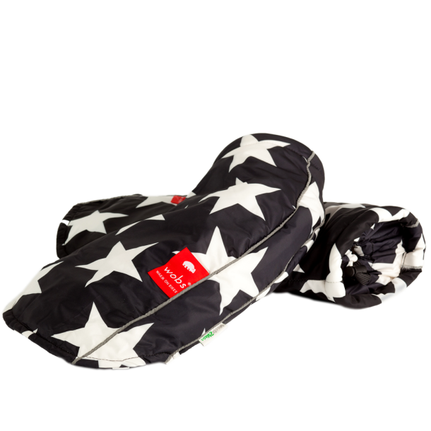 Styrluffer til cykel Wobs Stars Black &amp; White