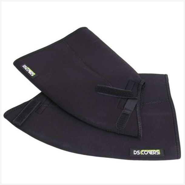 Styrluffer til cykel/scooter DS Covers Arcs Curved - sort neoprene - vandt�tte
