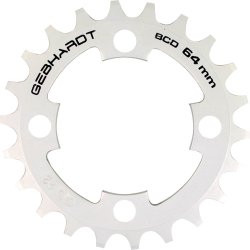 Gebhardt klinge 22T 4-arm 9-speed - s�lv