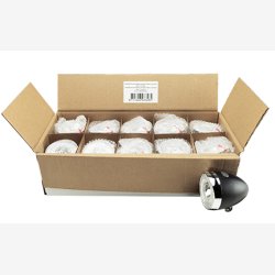 Simson batteri forlygte Classic Luxurious - sort (10 stk i ske)