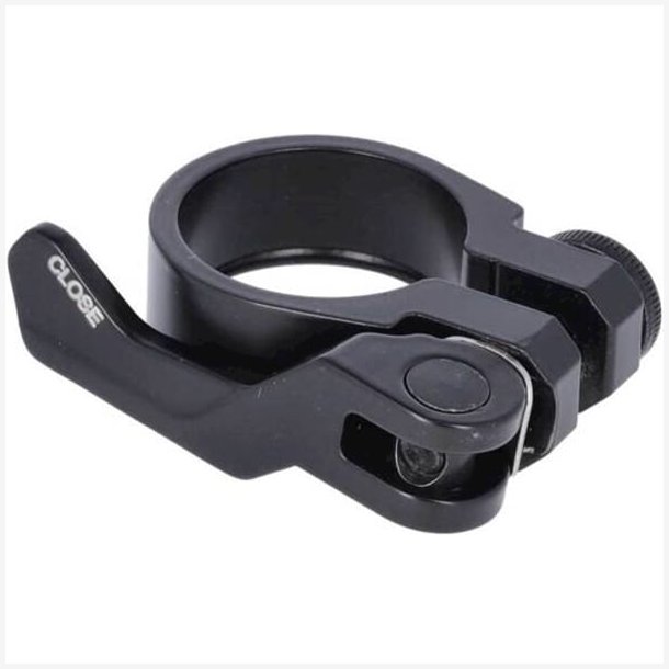 Ursus sadelpindsklemme med quick release 34.9 aluminium sort