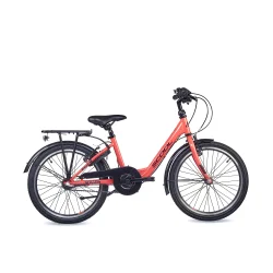 ChiX Wave 20" brnecykel med 3 gear og fodbremse - coralrd