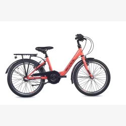 ChiX Wave 20" brnecykel med 3 gear og fodbremse - coralrd