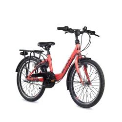 ChiX Wave 20" brnecykel med 3 gear og fodbremse - coralrd