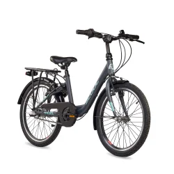ChiX Wave 20" brnecykel med 3-gear og fodbremse - mrkegr