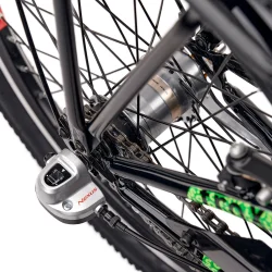 S'COOL troX 20-N3 20" MTB b�rnecykel med 3-gear, fodbremse - sort/neon gr�n