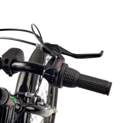 S'COOL troX 20-N3 20" MTB b�rnecykel med 3-gear, fodbremse - sort/neon gr�n