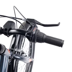 S'COOL troX 20-N3 20" MTB b�rnecykel med 3-gear, fodbremse - m�rkegr�/orange