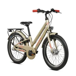 S'COOL chiX Pro 20" � letv�gtscykel med 3 gear, fodbremse - champagne beige