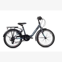 S'COOL chiX 20" 6 gear b�rnecykel - gr�/aqua