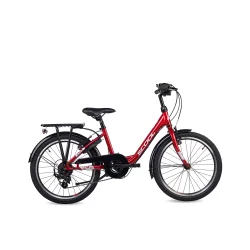 S'COOL chiX 20" 6 gear b�rnecykel - r�d
