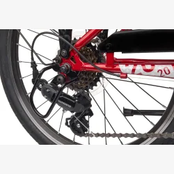 S'COOL chiX 20" 6 gear b�rnecykel - r�d