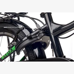 S'COOL troX 20-K6 20" MTB b�rnecykel med 6-gear - sort/neon gr�n