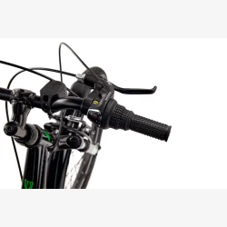 S'COOL troX 20-K6 20" MTB b�rnecykel med 6-gear - sort/neon gr�n