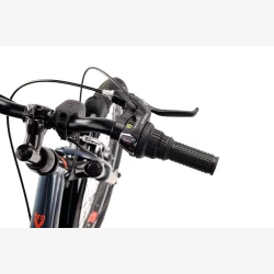 S'COOL troX 20-K6 20" MTB b�rnecykel med 6-gear - m�rkegr�/orange