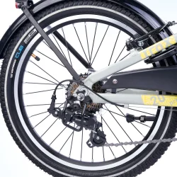 S'COOL troX Pro 20-K7 20" b�rnecykel i aluminium, 7 gear - stengr�