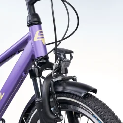 S'COOL troX Pro 20-K7 20" b�rnecykel i aluminium, 7 gear - lilla