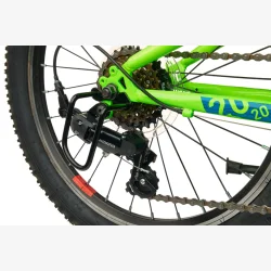 S'COOL Xroc 20-K6 20" junior MTB cykel med 6 gear - neon gr�n