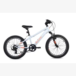 S'COOL Xroc 20" junior MTB cykel med 6 gear - lysegr