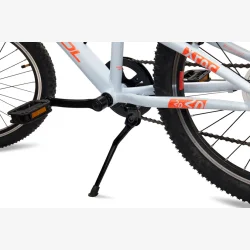 S'COOL Xroc 20" junior MTB cykel med 6 gear - lysegr