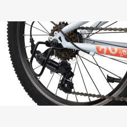 S'COOL Xroc 20" junior MTB cykel med 6 gear - lysegr