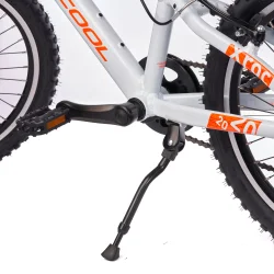 S'COOL Xroc 20-K7 20" junior MTB cykel i aluminium med 7 gear - lysegr�/orange