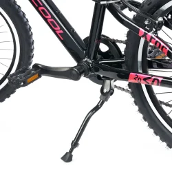 S'COOL Xroc 20-K7 20" junior MTB cykel i aluminium med 7 gear - sort