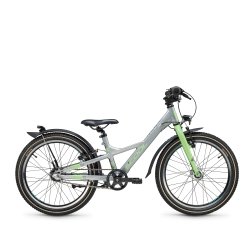 XXlite SL 20" letvgts alu cykel 3-gear - slv/pastelgrn