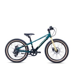 20 tommer letvgts alu MTB mountainbike cykel 7-gear mrkegrn