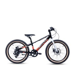Xroc Disc 20 tommer letvgts alu MTB cykel 7-gear - sort/orange