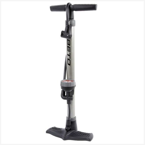 Fodpumpe med trykm�ler Beto Dualhead - til alle ventiler