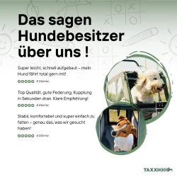 TAXXI DOG M � Luksus hundetrailer til cykel - gr�/gr�n