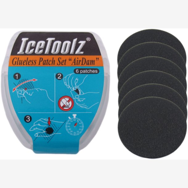 Glueless Patch set IceToolz 56P6 "Airdam"  (6-pieces)