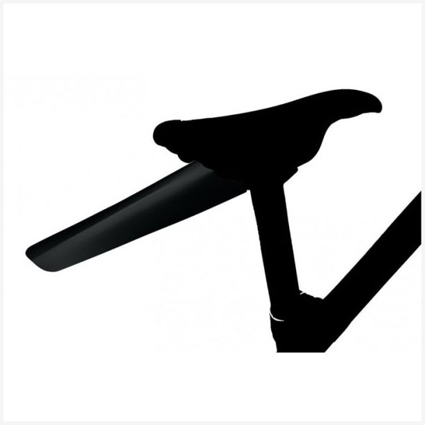 Bagskrm til sadel Velox Clip-On dobbelt foldbar - sort