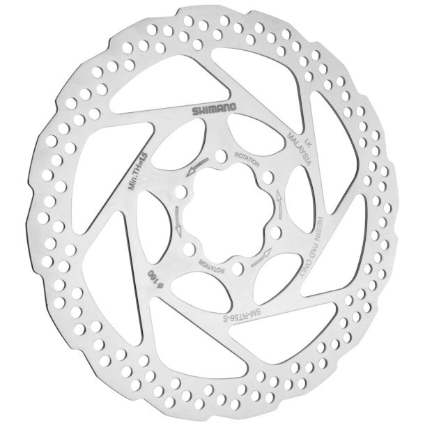 Skivebremse Shimano SM-RT56 160mm 6 bolte (vrkstedsemballage)