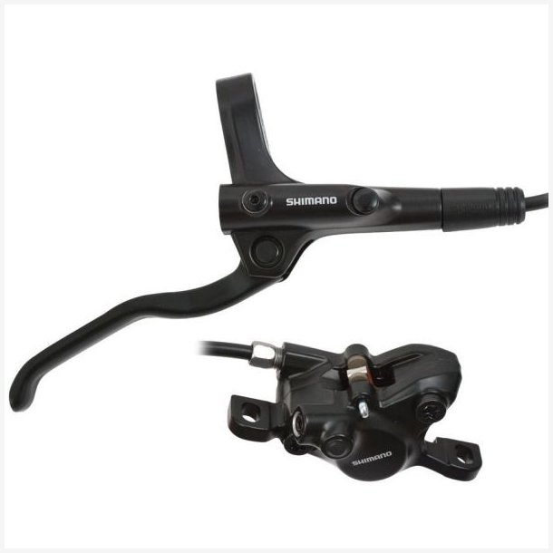 Hydraulisk skivebremses�t Shimano MT200 bag - uden bremseskive - sort