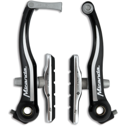 V-Bremse Set MIRANDA Sirius Black (for Rear or Front).